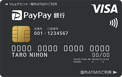 PayPay銀行Visaデビットカード